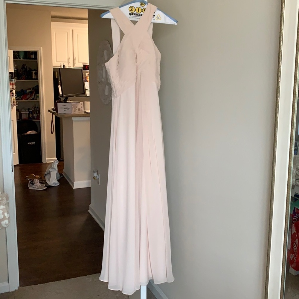 Blush bridesmaid dress!